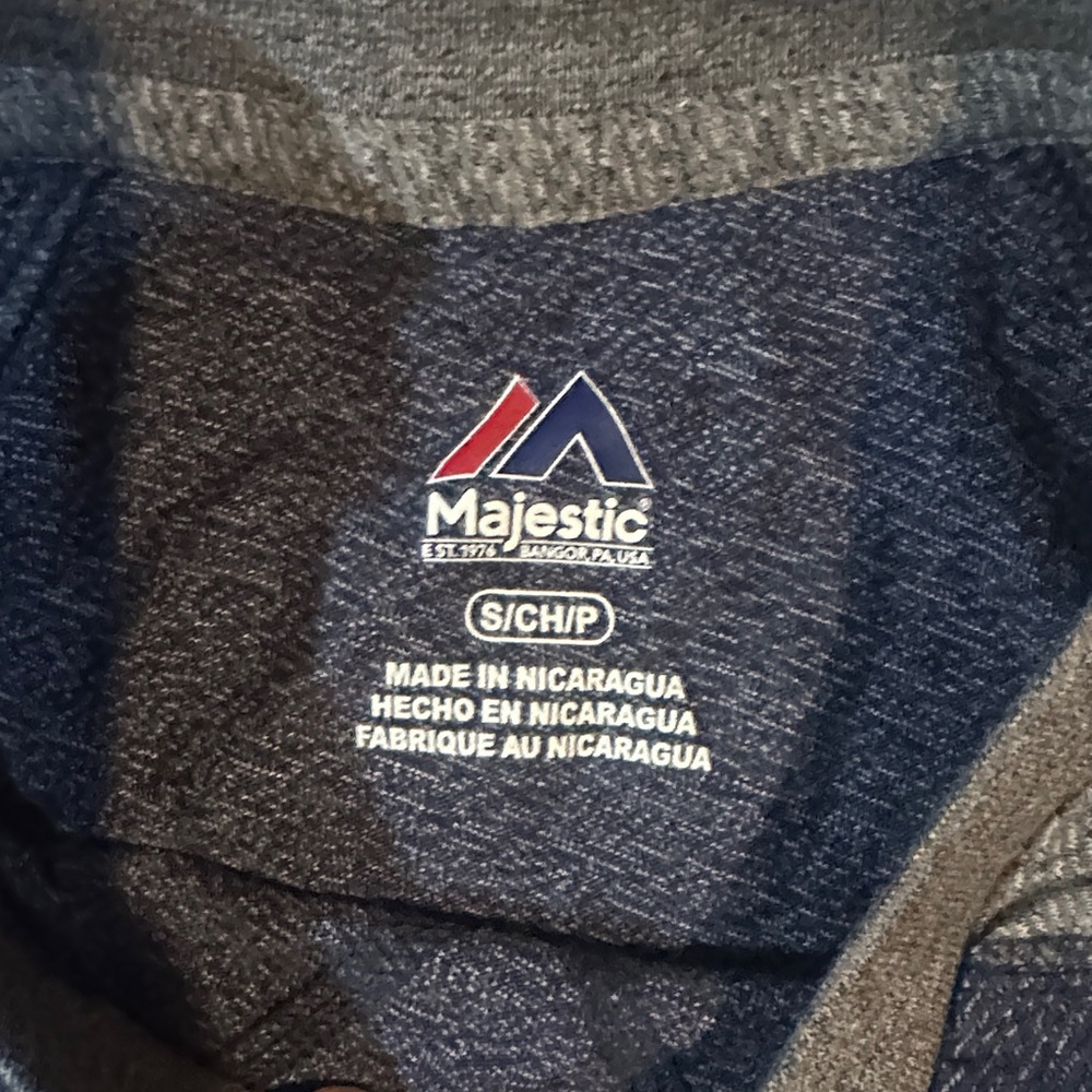 Majestic Heathered Navy Tee - Picture 5 of 5